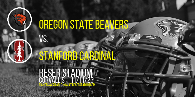 Oregon State Beavers vs. Stanford Cardinal at Reser Stadium