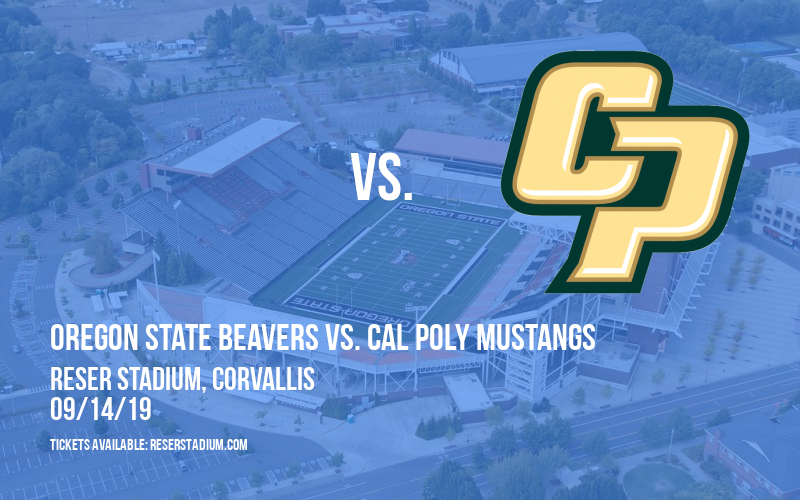 Oregon State Beavers vs. Cal Poly Mustangs at Reser Stadium tickets Oregon State Beavers vs. Cal Poly Mustangs at Reser Stadium