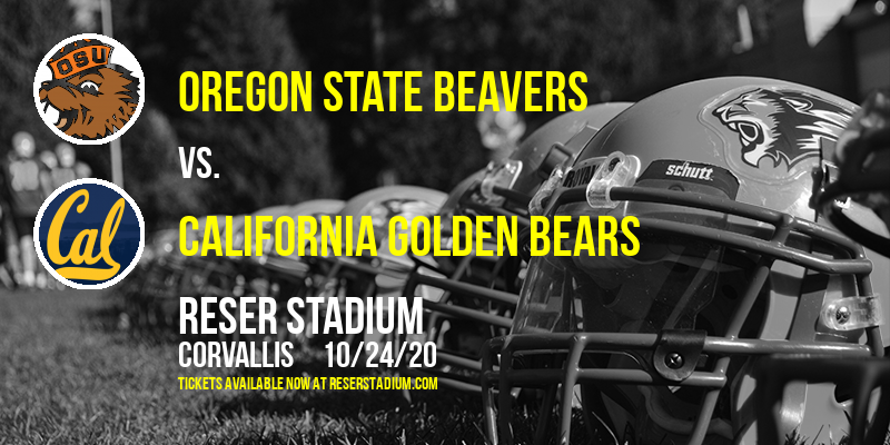 Oregon State Beavers vs. California Golden Bears at Reser Stadium