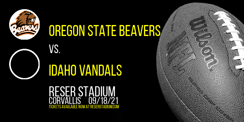 Oregon State Beavers vs. Idaho Vandals at Reser Stadium
